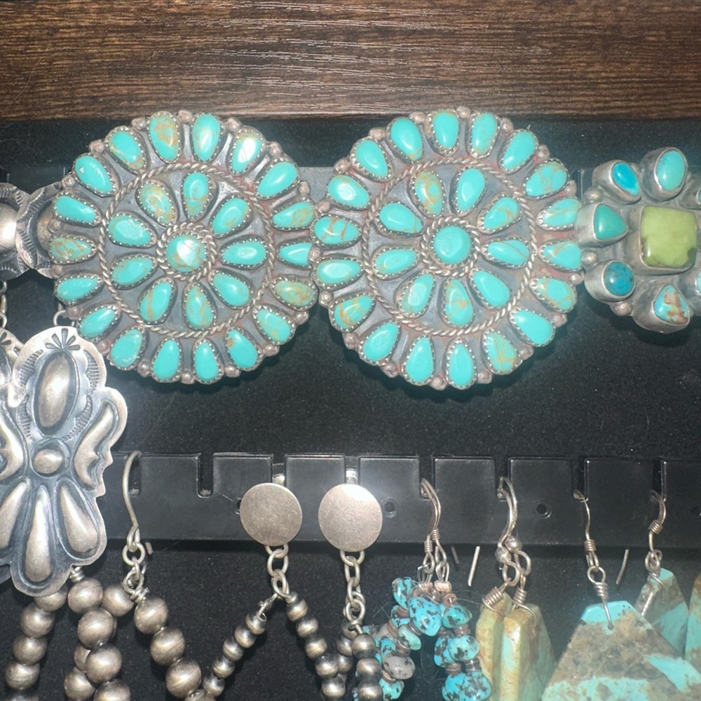 ❣️SOLD❣️ Turquoise Cluster Earrings